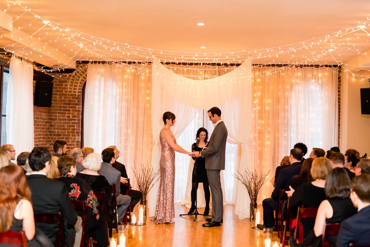 Deity Brooklyn Wedding Venue- The Knot -Casey Fatchett Photo